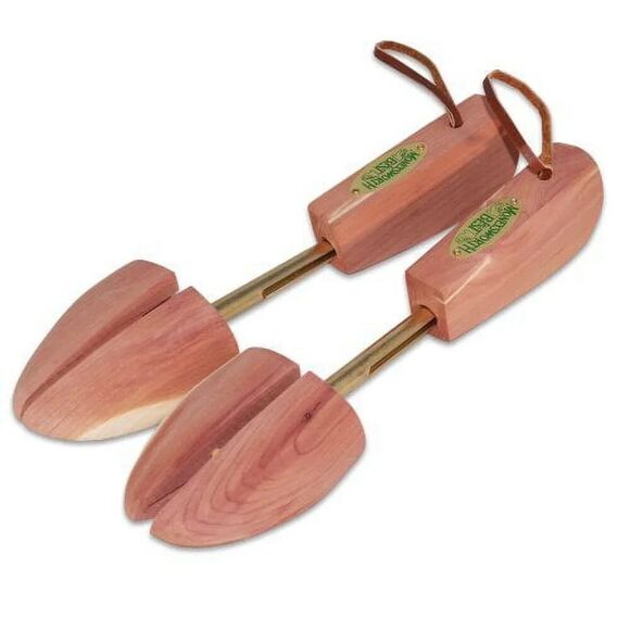 Moneysworth & Best Men's Cedar Shoe Tree - Hook Heel / Split Toe (1 Pair) M NWOB - Picture 1 of 11